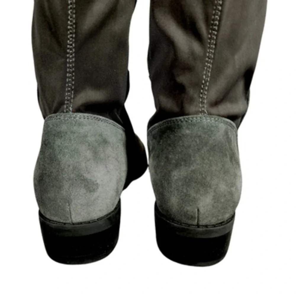 Blondo Over the Knee Boots sz 9M Women Gray Suede Waterproof‎ Riding Equestrian